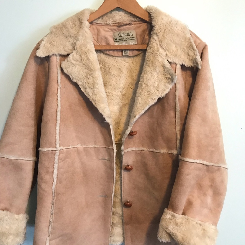 Vintage vibes Suede Jacket,vegan Cabela’s jacket